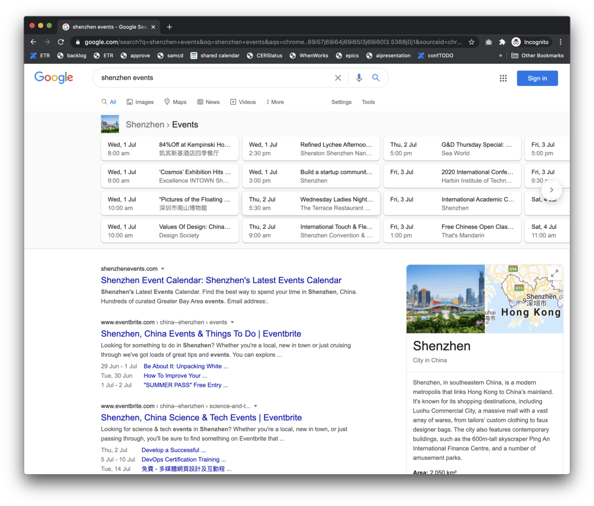 Featured image for “Shenzhen Events becomes #1 for event searches on Google”